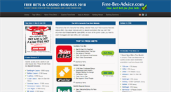 Desktop Screenshot of free-bet-advice.com