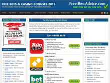 Tablet Screenshot of free-bet-advice.com